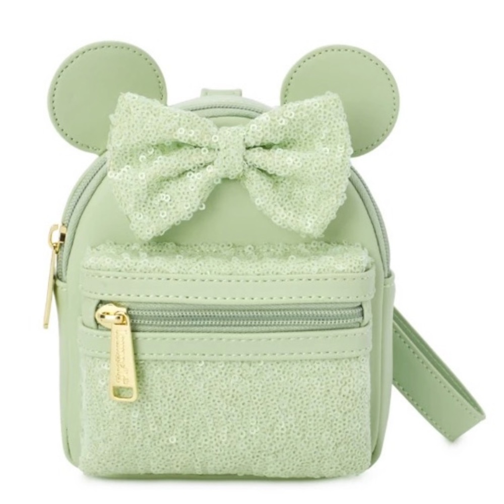 Mini Loungefly Wristlet Bag - pistachio green